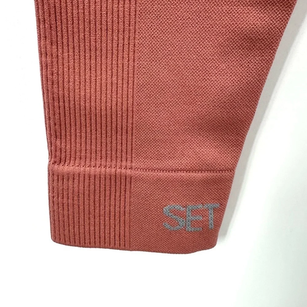Set Active x OUAI LOT Womens Medium Sculptflex Leggings Biker Shorts Yoga Gym